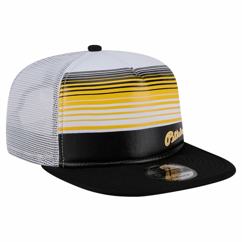Pittsburgh Pirates New Era Team Horizon 9FIFTY A-Frame Trucker Snapback Hat - MLB Hats