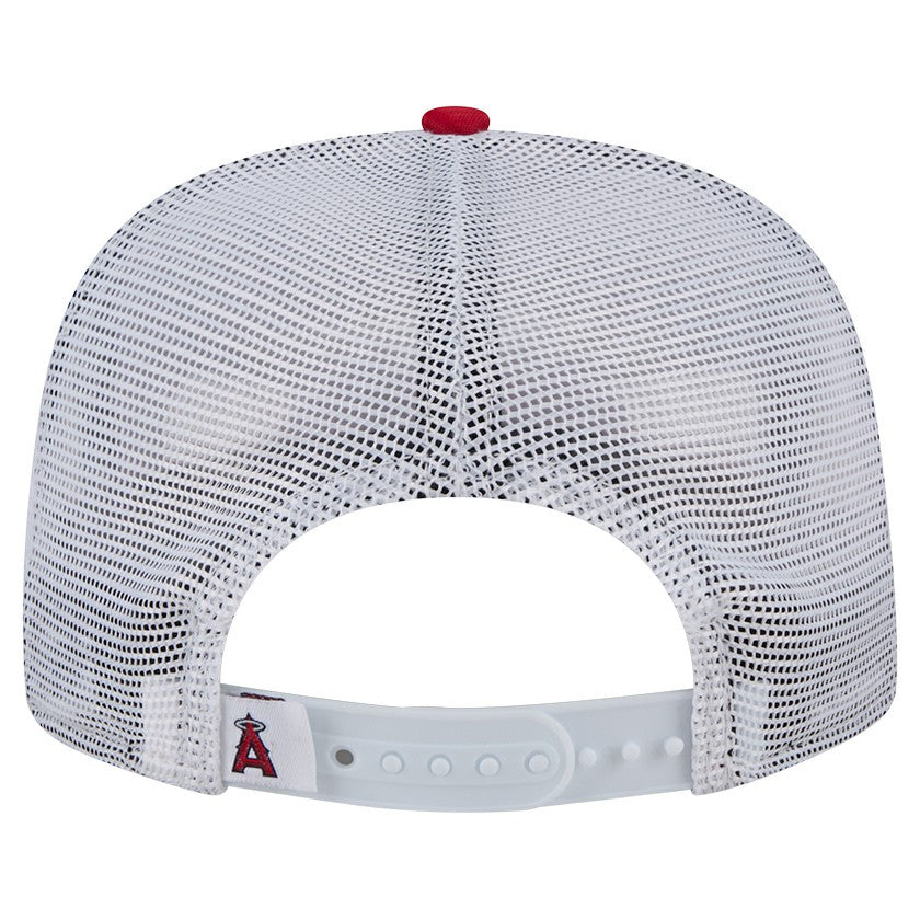 Los Angeles Angels New Era Team Horizon 9FIFTY A-Frame Trucker Snapback Hat - MLB Hats
