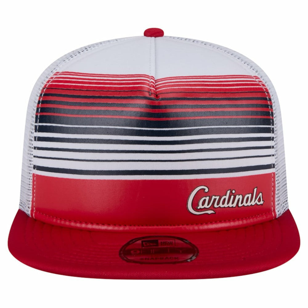 St. Louis Cardinals New Era Team Horizon 9FIFTY A-Frame Trucker Snapback Hat - MLB Hats