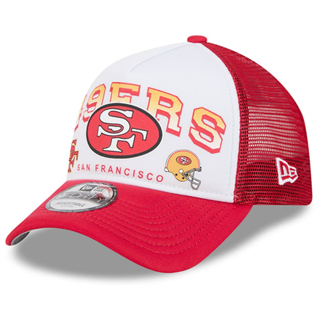 San Francisco 49ers Retro Wordmark A-Frame 9FORTY Adjustable Hat | NFL Outlet