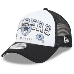 Las Vegas Raiders Retro Wordmark A-Frame 9FORTY Adjustable Hat | NFL Outlet