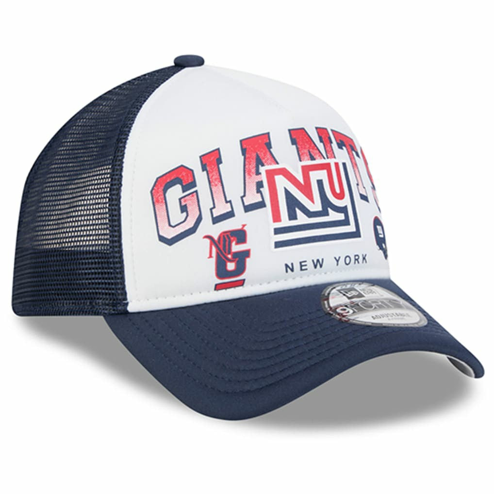 New York Giants Retro Wordmark A-Frame 9FORTY Adjustable Hat | NFL US