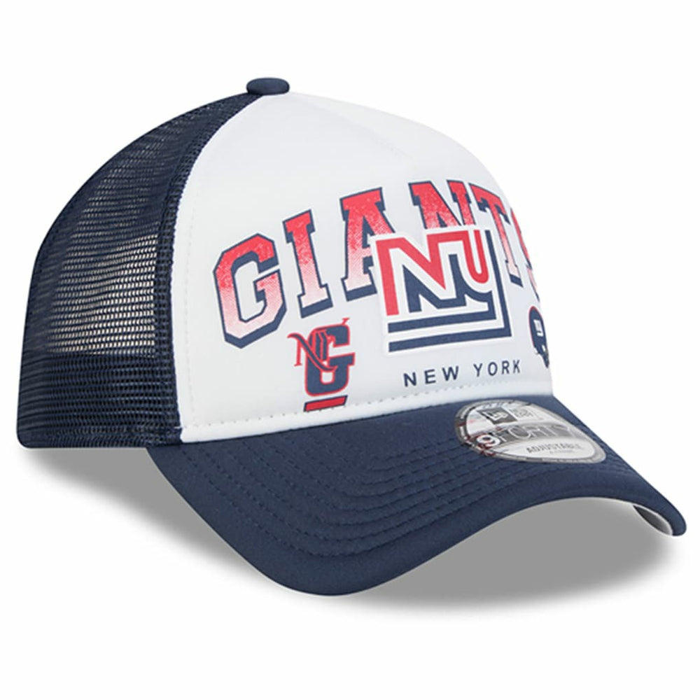 New York Giants Retro Wordmark A-Frame 9FORTY Adjustable Hat | NFL US