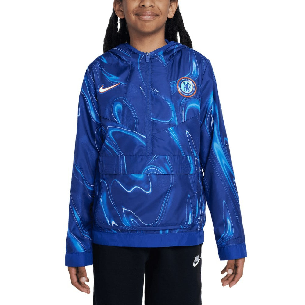 Chelsea Youth Amplify Anorak Half-Zip Hoodie Jacket