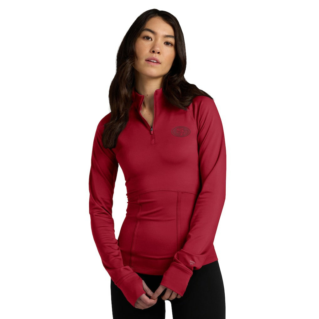 San Francisco 49ers Women's Elements Quarter-Zip Jacket | NFL Near me