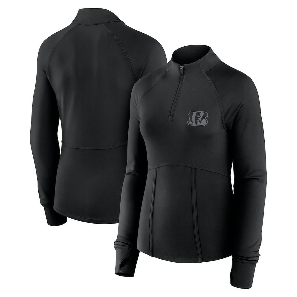 Cincinnati Bengals Women's Elements Raglan Quarter-Zip Jacket | NFL New