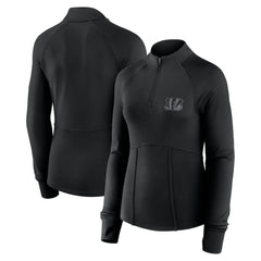 Cincinnati Bengals Women's Elements Raglan Quarter-Zip Jacket | NFL New