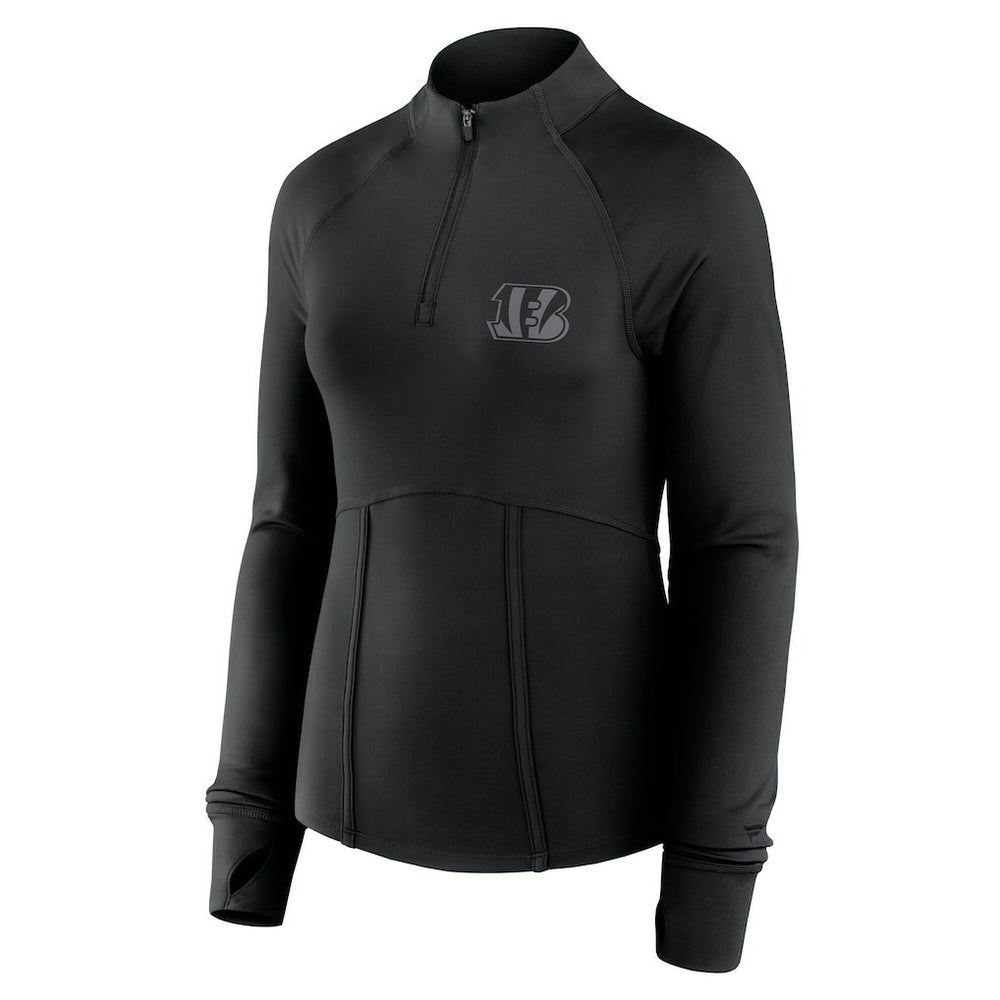 Cincinnati Bengals Women's Elements Raglan Quarter-Zip Jacket | NFL New