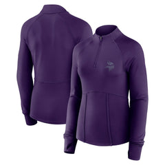 Minnesota Vikings Women's Elements Raglan Quarter-Zip Jacket | NFL Discount