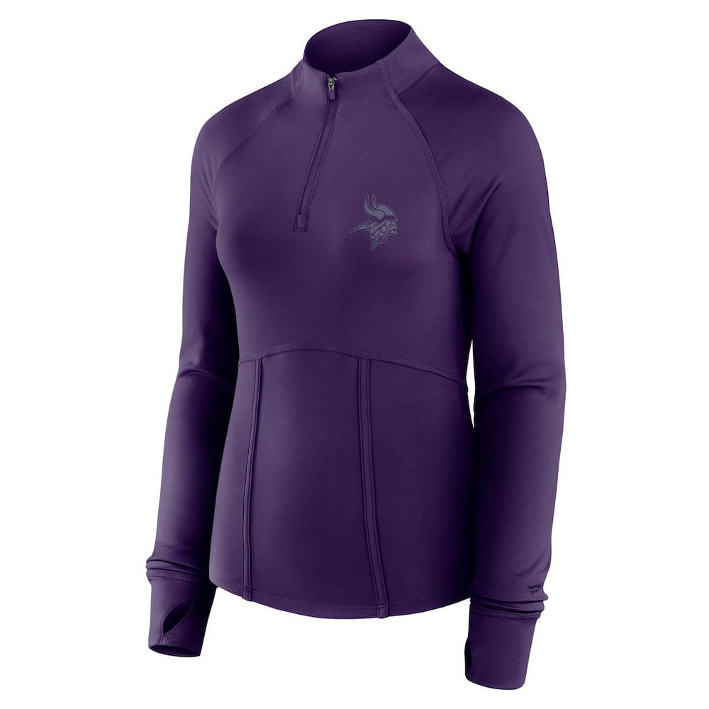 Minnesota Vikings Women's Elements Raglan Quarter-Zip Jacket | NFL Discount