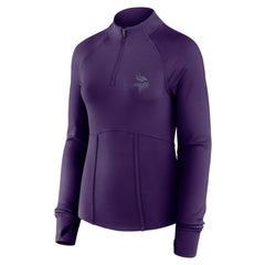 Minnesota Vikings Women's Elements Raglan Quarter-Zip Jacket | NFL Discount