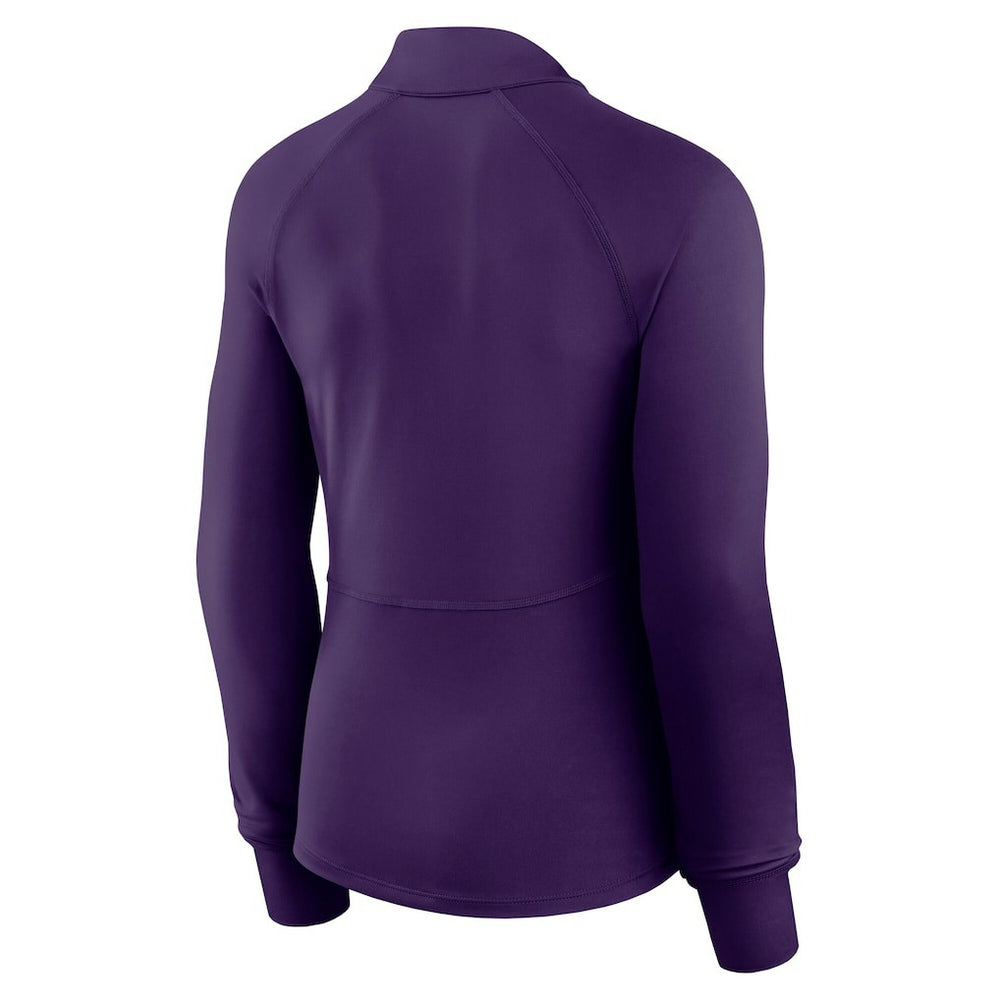 Minnesota Vikings Women's Elements Raglan Quarter-Zip Jacket | NFL Discount