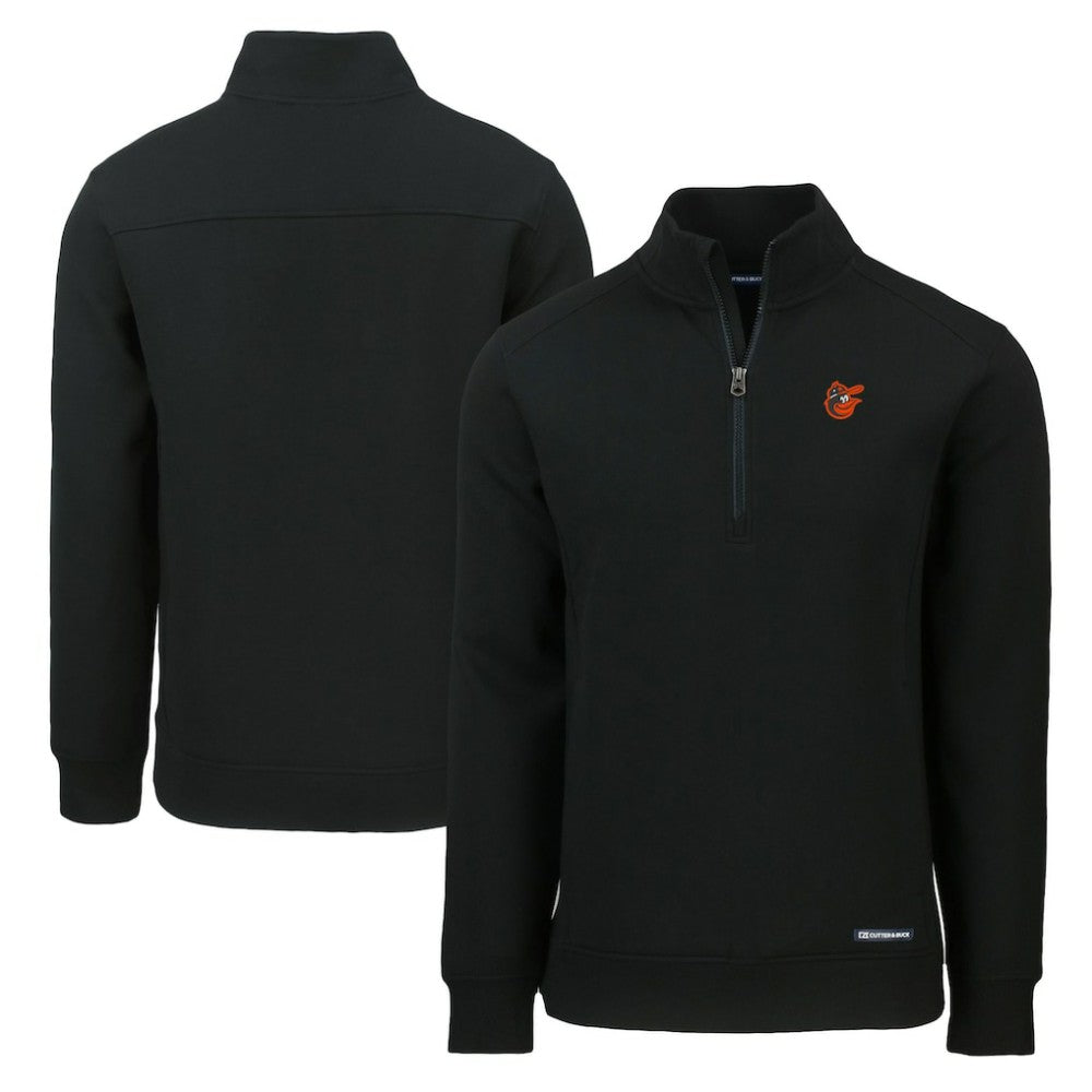 Baltimore Orioles Cutter & Buck Cooperstown Collection Roam Eco Recycled Quarter-Zip Pullover - MLB Pullover