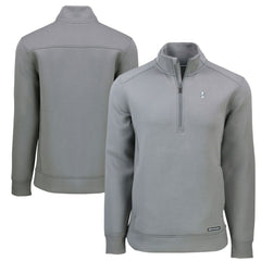 Chicago Cubs Cutter & Buck Cooperstown Collection Roam Eco Recycled Quarter-Zip Pullover - MLB Pullover