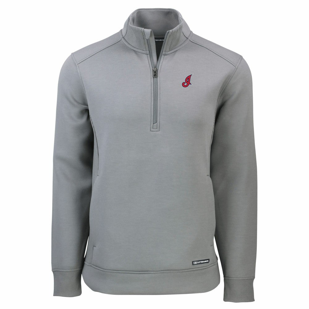 Cleveland Guardians Cutter & Buck Cooperstown Collection Roam Eco Recycled Quarter-Zip Pullover - MLB Pullover