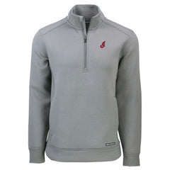 Cleveland Guardians Cutter & Buck Cooperstown Collection Roam Eco Recycled Quarter-Zip Pullover - MLB Pullover