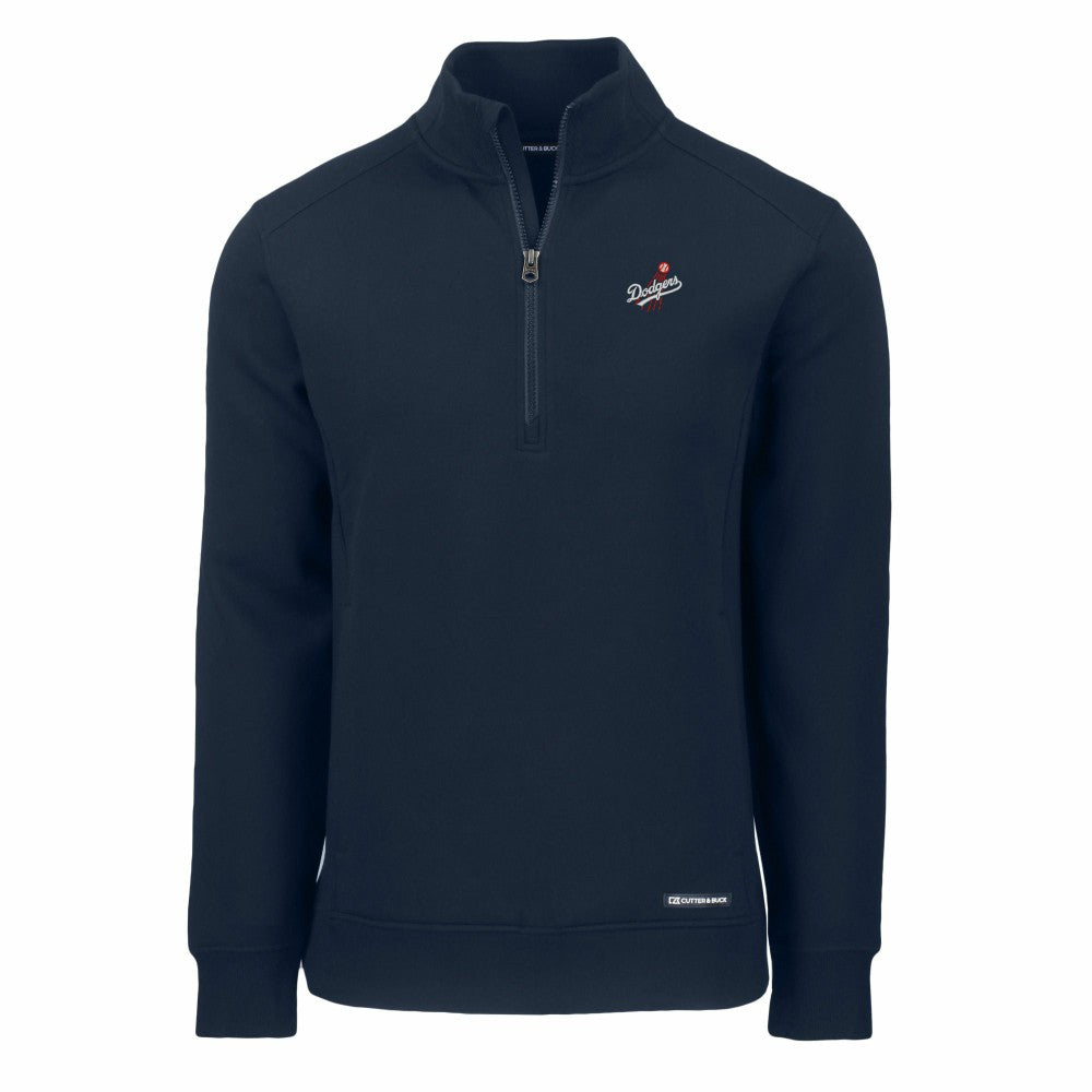 Los Angeles Dodgers Cutter & Buck Cooperstown Collection Roam Eco Recycled Quarter-Zip Pullover - MLB Pullover