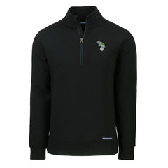 Athletics Cutter & Buck Cooperstown Collection Roam Eco Recycled Quarter-Zip Pullover - MLB Pullover