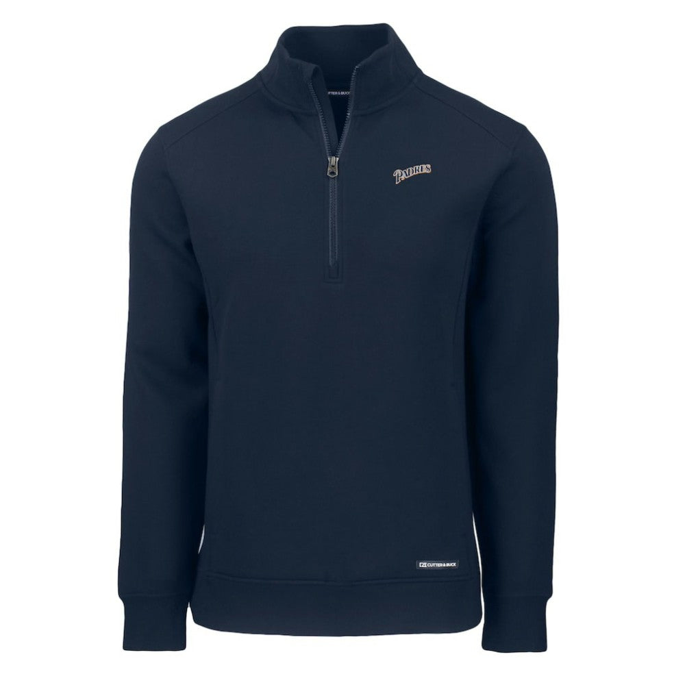 San Diego Padres Cutter & Buck Cooperstown Collection Roam Eco Recycled Quarter-Zip Pullover - MLB Pullover