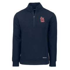 St. Louis Cardinals Cutter & Buck Cooperstown Collection Roam Eco Recycled Quarter-Zip Pullover - MLB Pullover
