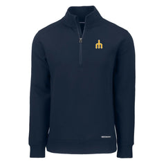 Seattle Mariners Cutter & Buck Cooperstown Collection Roam Eco Recycled Quarter-Zip Pullover - MLB Pullover