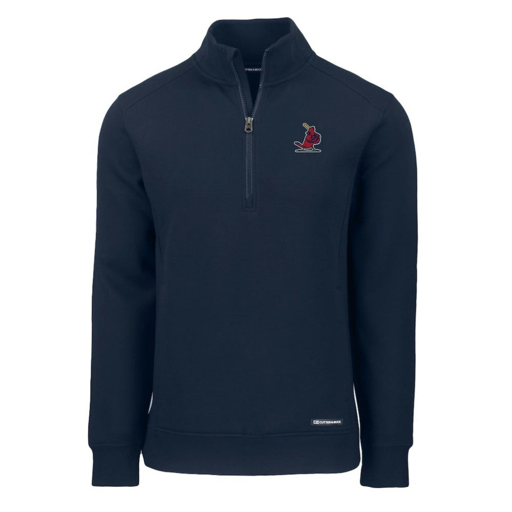 St. Louis Cardinals Cutter & Buck Cooperstown Collection Roam Eco Recycled Quarter-Zip Pullover - MLB Pullover