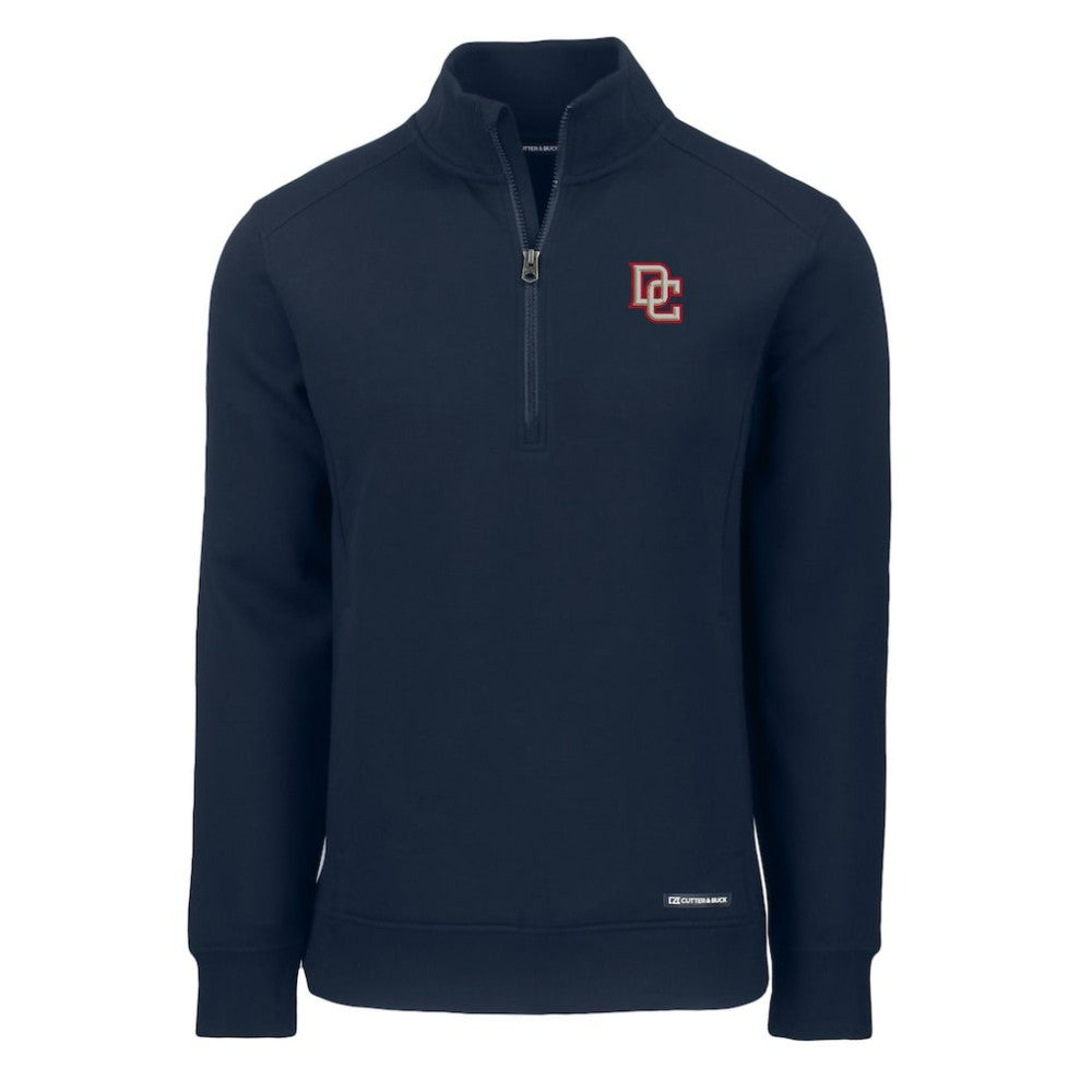 Washington Nationals Cutter & Buck Cooperstown Collection Roam Eco Recycled Quarter-Zip Pullover - MLB Pullover