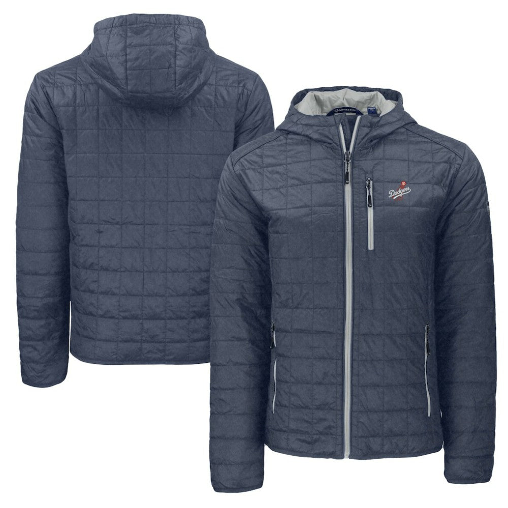 Los Angeles Dodgers Cutter & Buck Cooperstown Collection Rainier Primaloft Eco Full-Zip Hooded Jacket - MLB Jackets