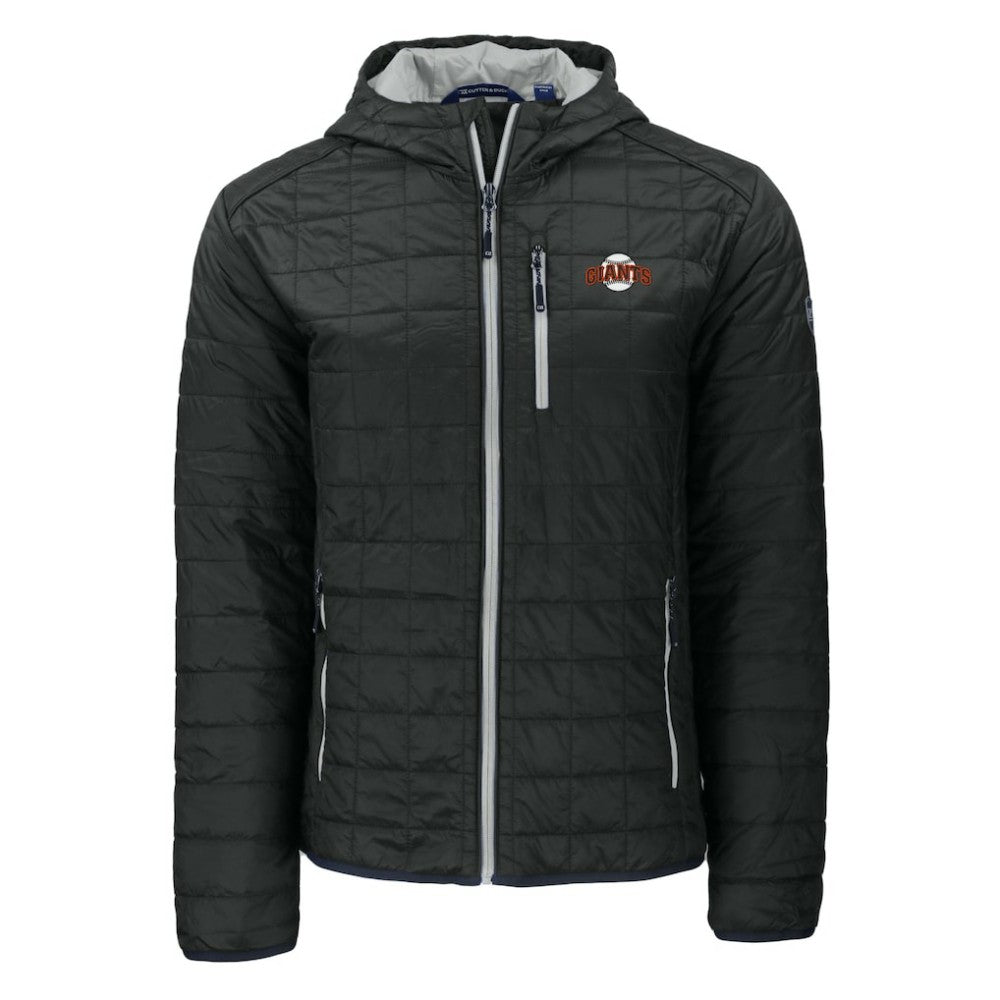 San Francisco Giants Cutter & Buck Cooperstown Collection Rainier Primaloft Eco Full-Zip Hooded Jacket - MLB Jackets