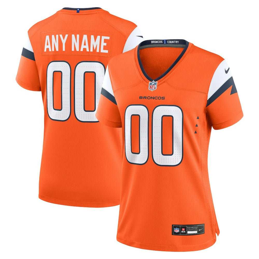 Denver Broncos Women's Mile High Collection Custom Game Jersey | NFL Hot