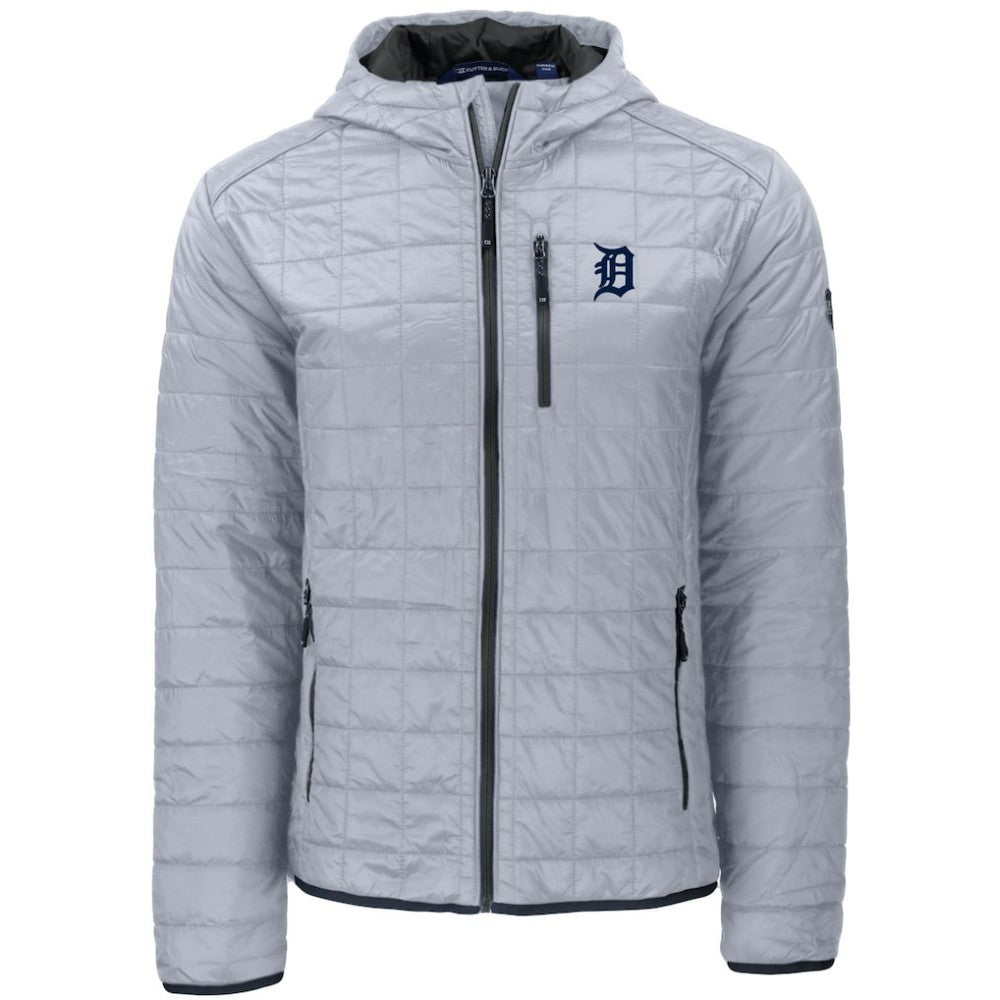 Detroit Tigers Cutter & Buck Rainier Primaloft Eco Full-Zip Hooded Jacket - MLB Jackets
