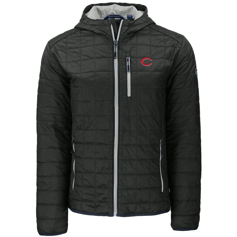 Cincinnati Reds Cutter & Buck Rainier Primaloft Eco Full-Zip Hooded Jacket - MLB Jackets