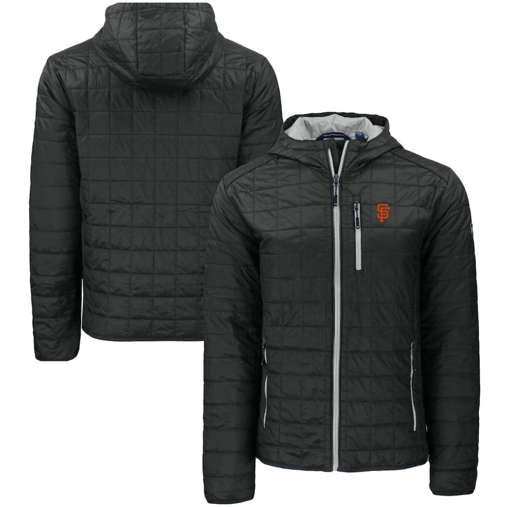 San Francisco Giants Cutter & Buck Rainier Primaloft Eco Full-Zip Hooded Jacket - MLB Jackets
