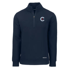 Chicago Cubs Cutter & Buck City Connect Roam Eco Recycled Quarter-Zip Pullover - MLB Pullover