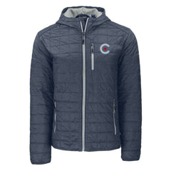 Chicago Cubs Cutter & Buck City Connect Rainier Primaloft Eco Full-Zip Hooded Jacket - MLB Jackets