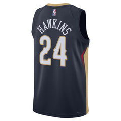 Navy Jordan Hawkins New Orleans Pelicans Unisex Swingman Jersey | NBA