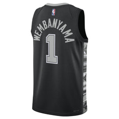 Black Victor Wembanyama San Antonio Spurs Jordan Brand Unisex Swingman Jersey | NBA