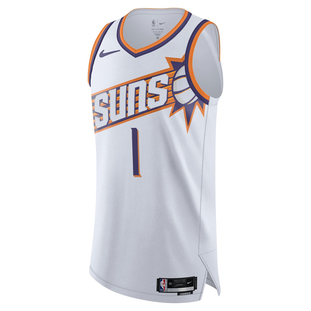 White Devin Booker Phoenix Suns Authentic Jersey | NBA
