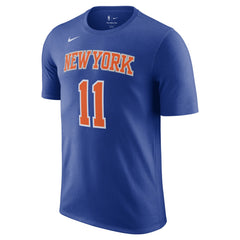 Blue Jalen Brunson New York Knicks Icon Edition Name & Number T-Shirt | NBA