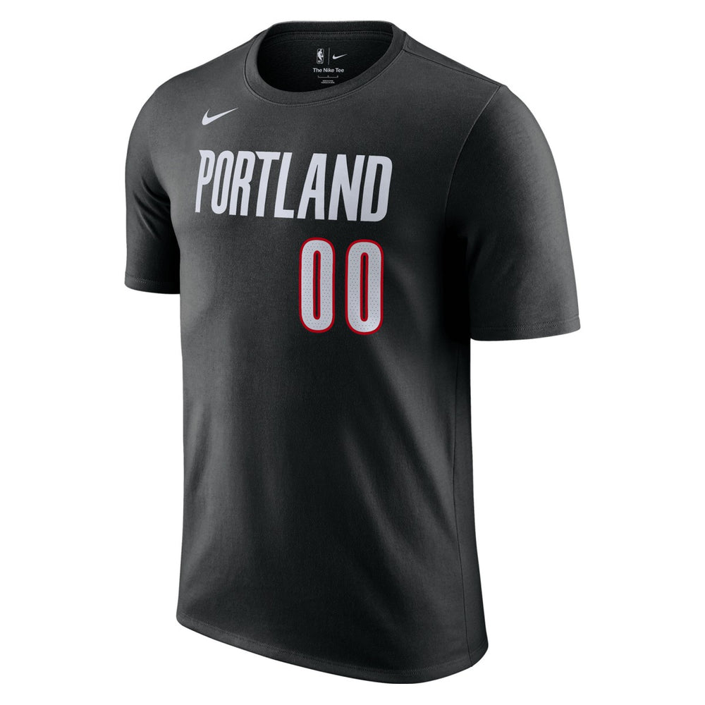 Black Scoot Henderson Portland Trail Blazers Icon Edition Name & Number T-Shirt | NBA