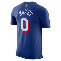 Royal Tyrese Maxey Philadelphia 76ers Icon Edition Name & Number T-Shirt | NBA