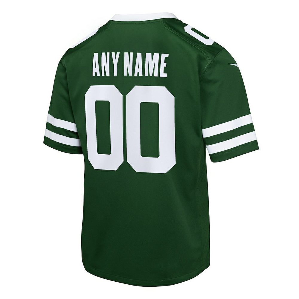 New York Jets Youth Custom Game Jersey | NFL Discount
