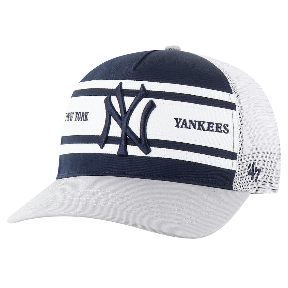 New York Yankees '47 Gridiron Super Stripe Relaxed Trucker Hitch Adjustable Hat - MLB Hats