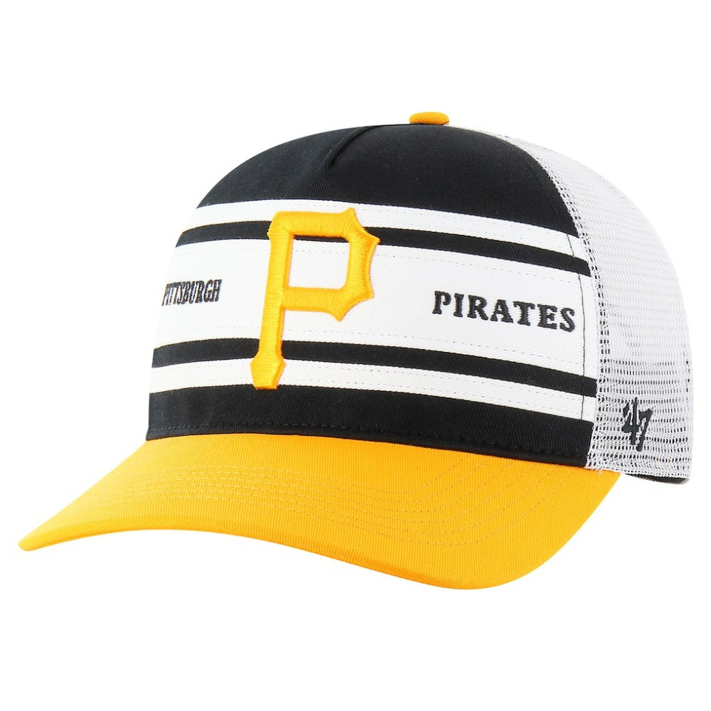 Pittsburgh Pirates '47 Gridiron Super Stripe Relaxed Trucker Hitch Adjustable Hat - MLB Hats