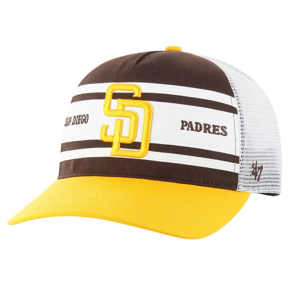 San Diego Padres '47 Gridiron Super Stripe Relaxed Trucker Hitch Adjustable Hat - MLB Hats