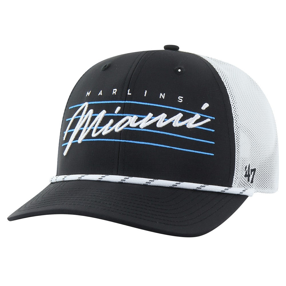 Miami Marlins '47 Downburst Trucker Adjustable Hat - MLB Hats