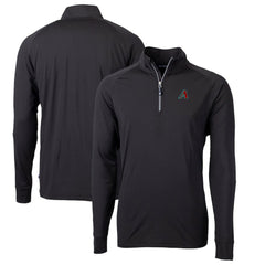 Arizona Diamondbacks Cutter & Buck Adapt Eco Knit Recycled Quarter-Zip Pullover Top - MLB Pullover