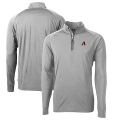 Arizona Diamondbacks Cutter & Buck Adapt Eco Knit Recycled Quarter-Zip Pullover Top - MLB Pullover