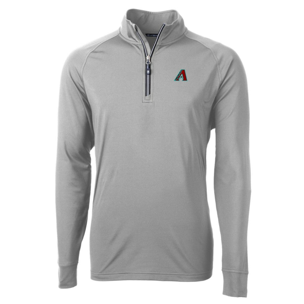 Arizona Diamondbacks Cutter & Buck Adapt Eco Knit Recycled Quarter-Zip Pullover Top - MLB Pullover