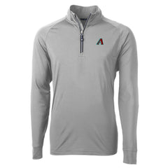 Arizona Diamondbacks Cutter & Buck Adapt Eco Knit Recycled Quarter-Zip Pullover Top - MLB Pullover